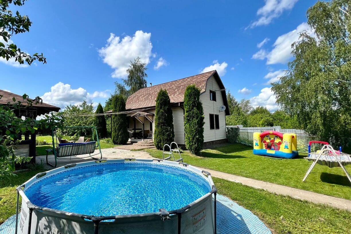 Дом-баня в Зиновьево.